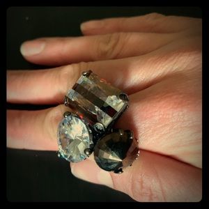 Beautiful Multi Stud Cocktail Ring